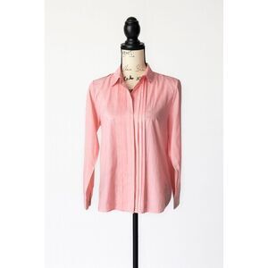 Joan Harper Vintage Pink Button Down Shirt Women’s Size 14